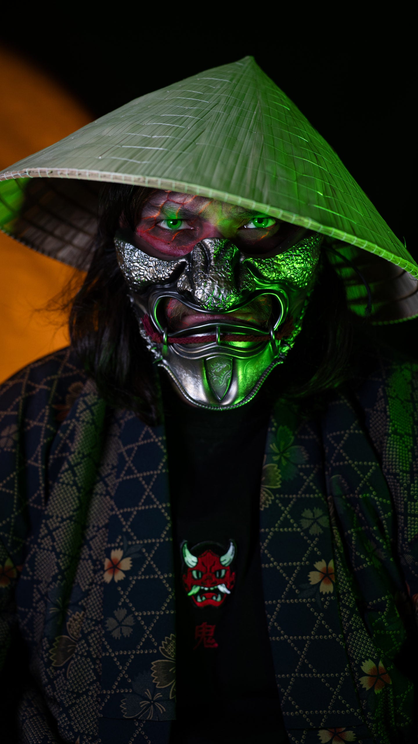 Menpō Dragon Samouraï Mask