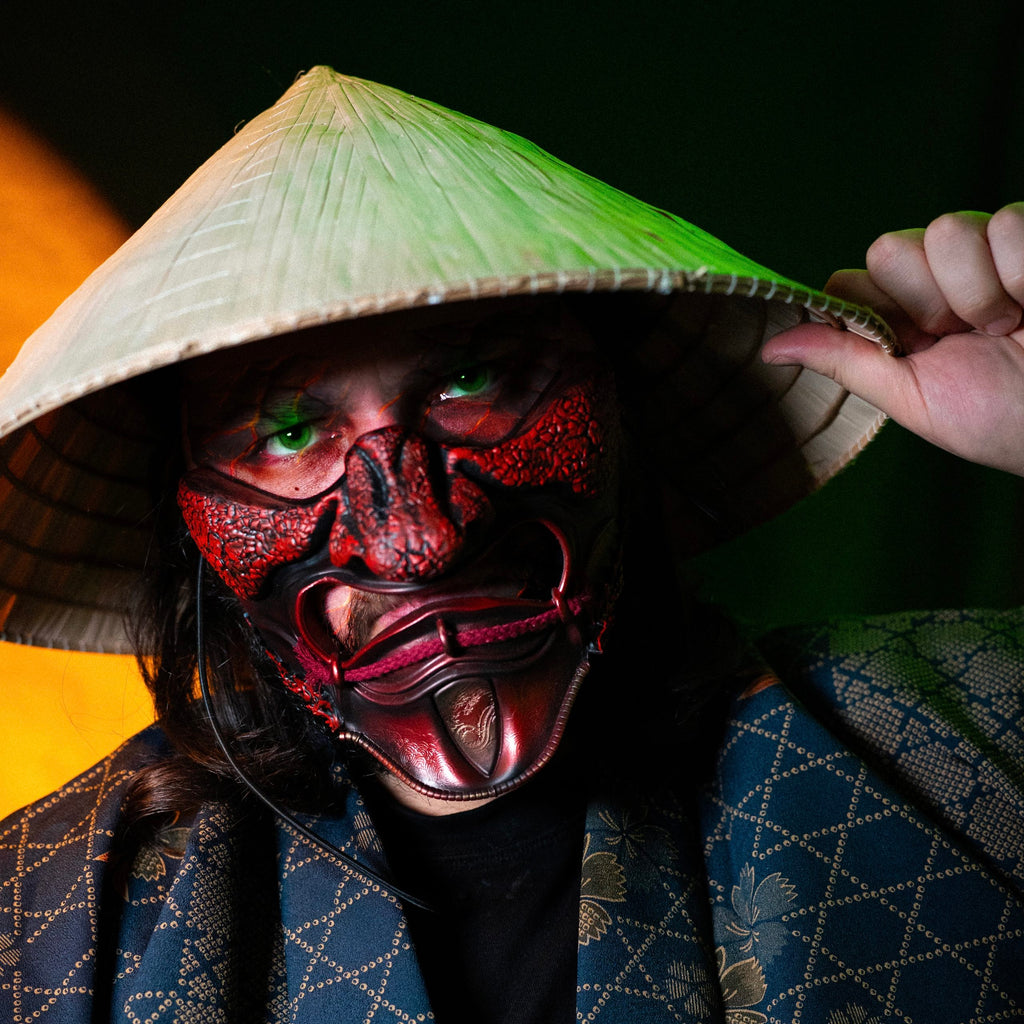 Menpō Dragon Samouraï Mask
