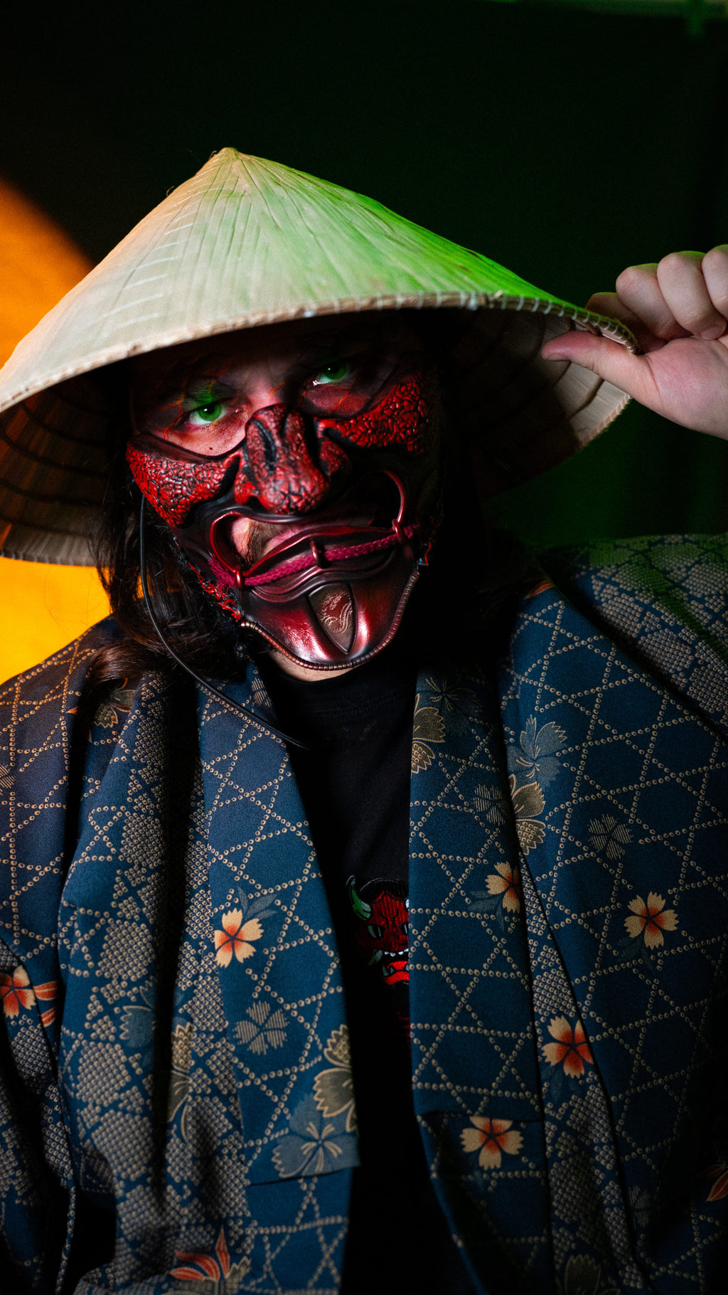 Menpō Dragon Samouraï Mask