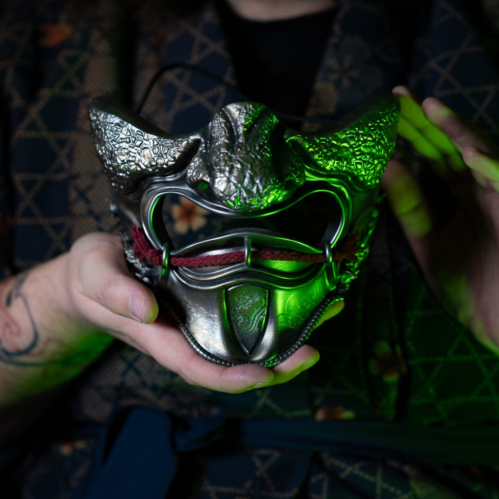 Menpō Dragon Samouraï Mask
