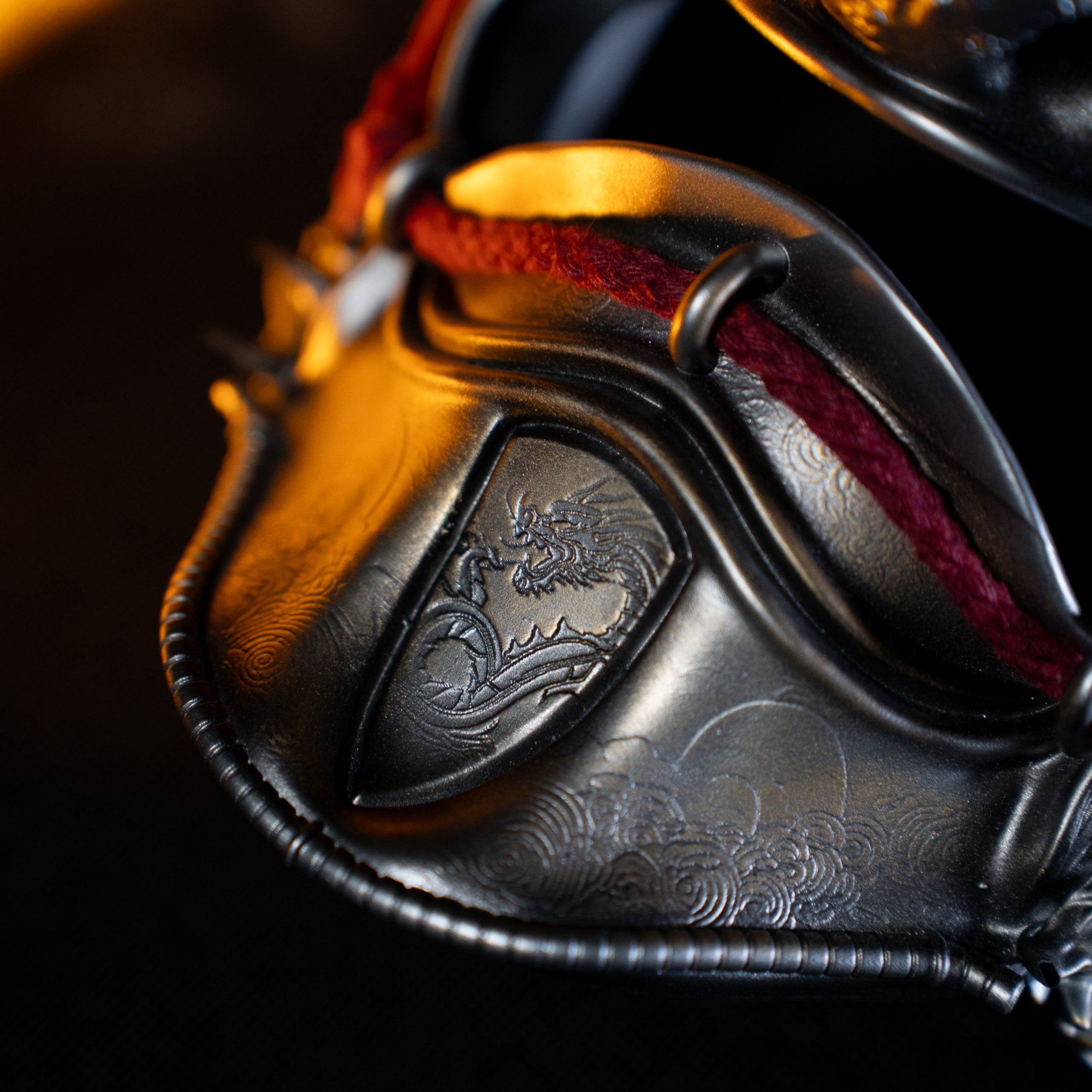 Menpō Dragon Samouraï Mask