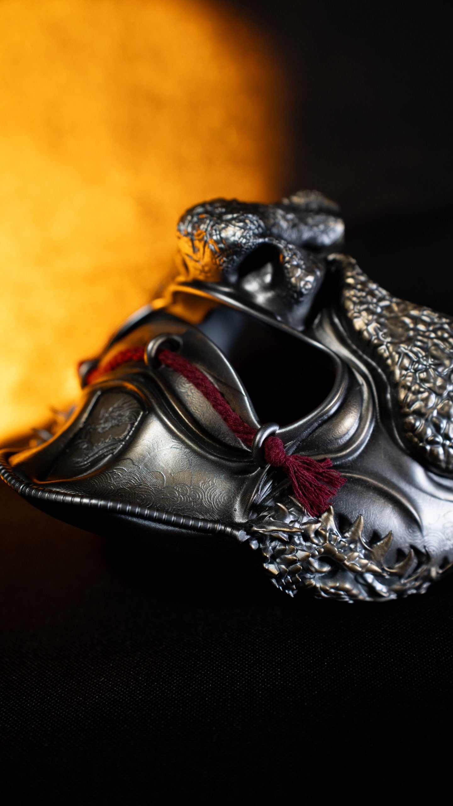 Menpō Dragon Samouraï Mask