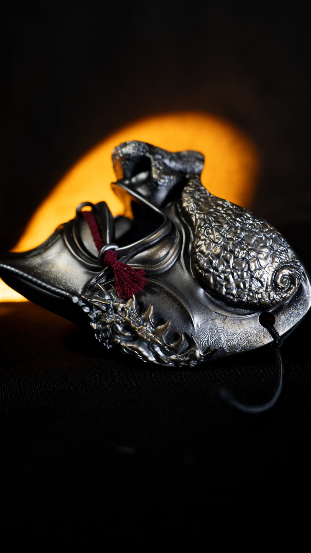 Menpō Dragon Samouraï Mask