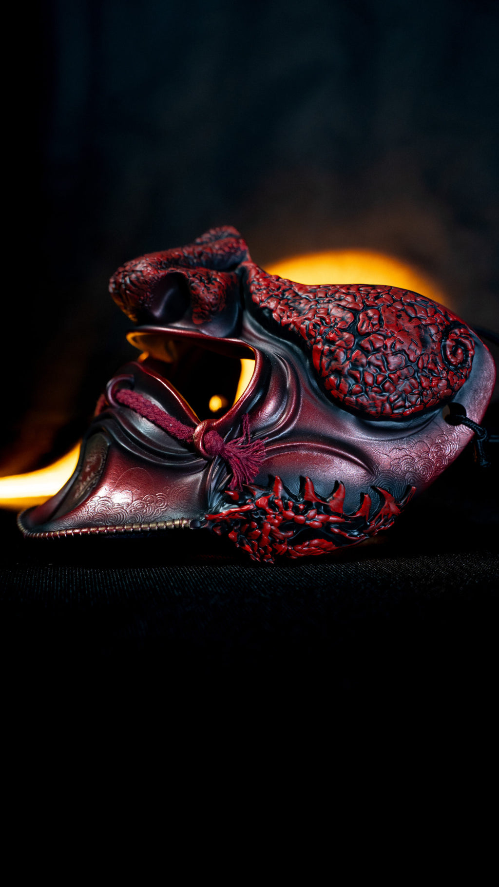 Menpō Dragon Samouraï Mask