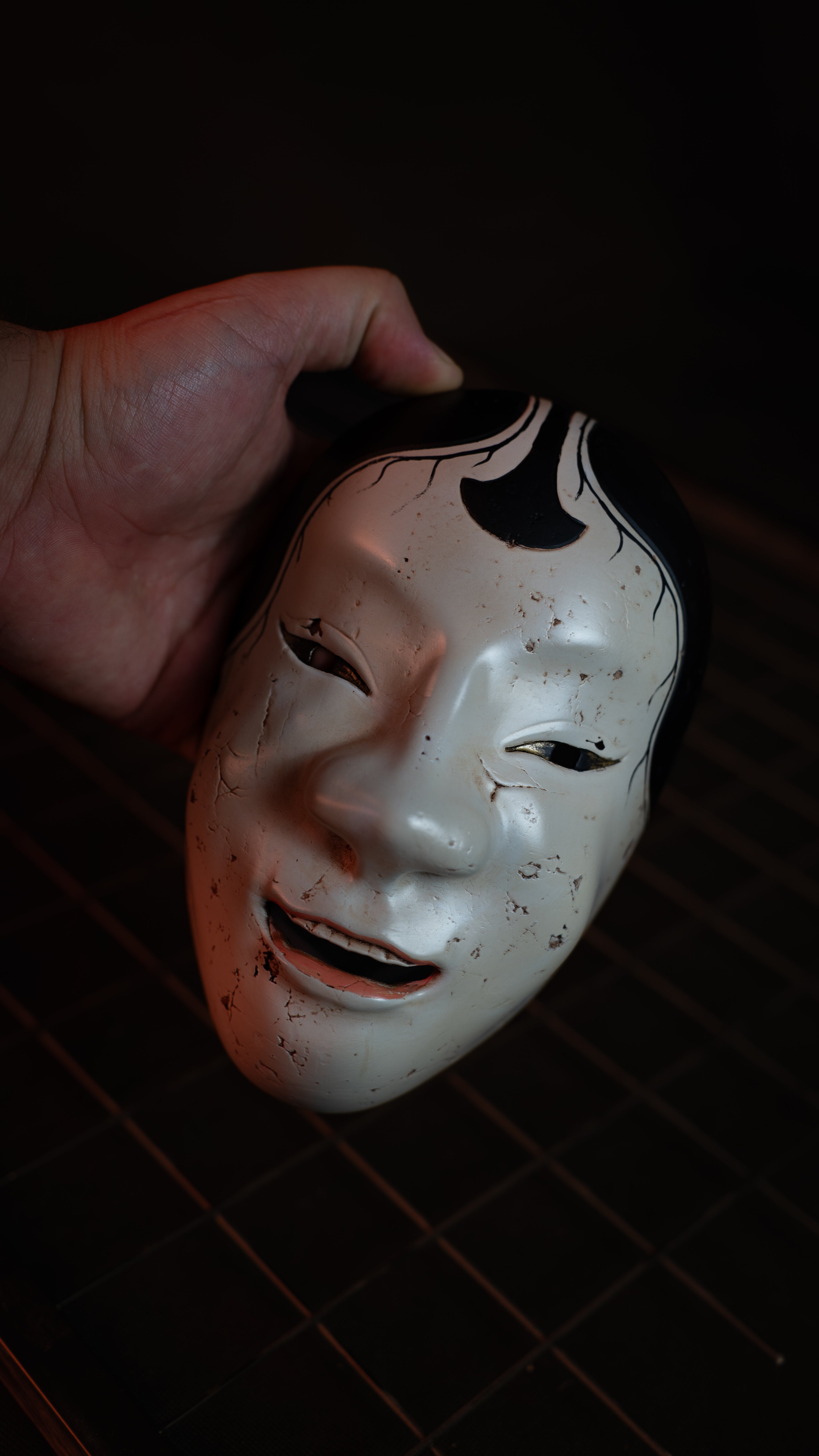 Masque kasshiki délabré Mini/Moyen/Grand