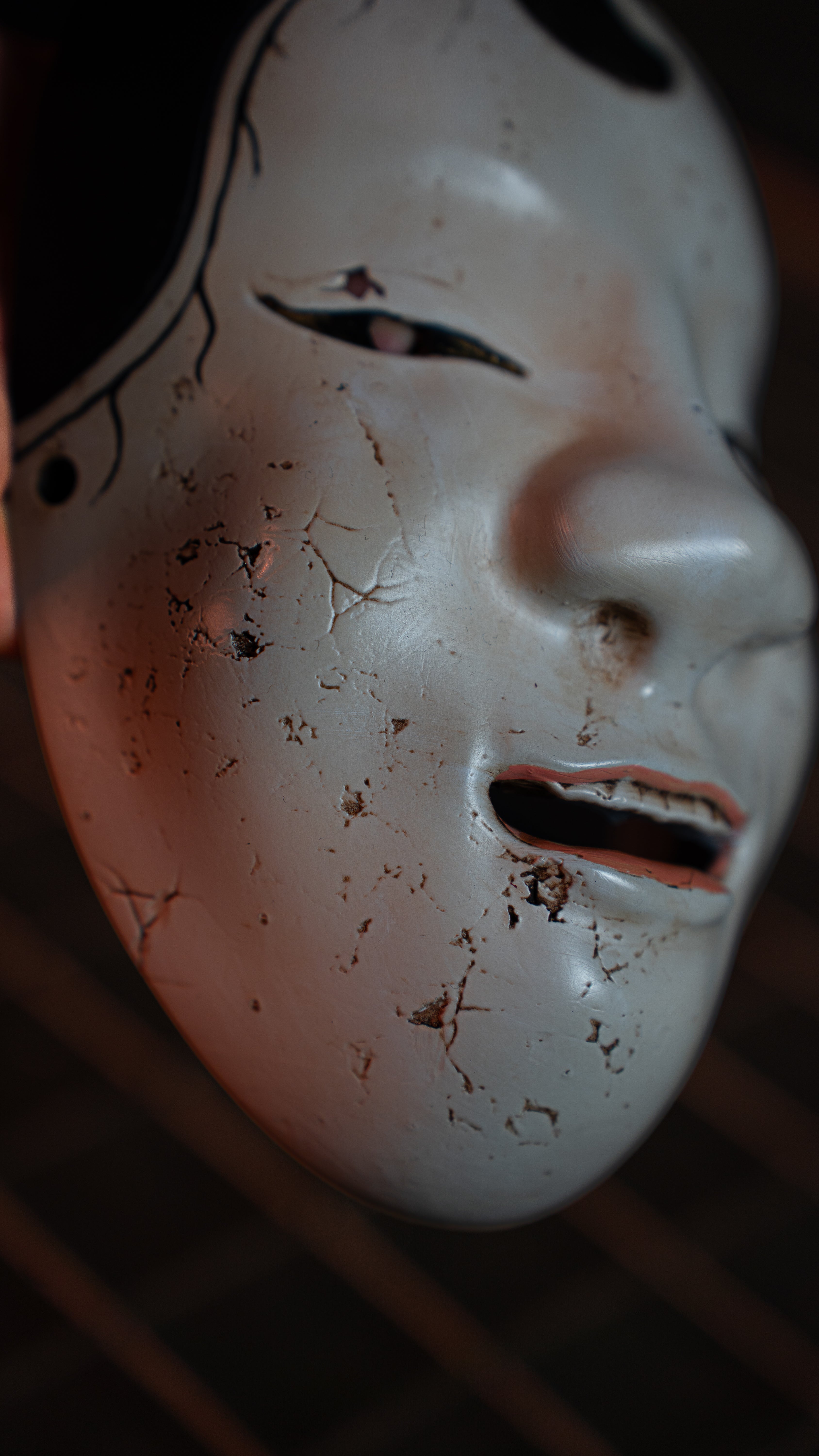 Masque kasshiki délabré Mini/Moyen/Grand