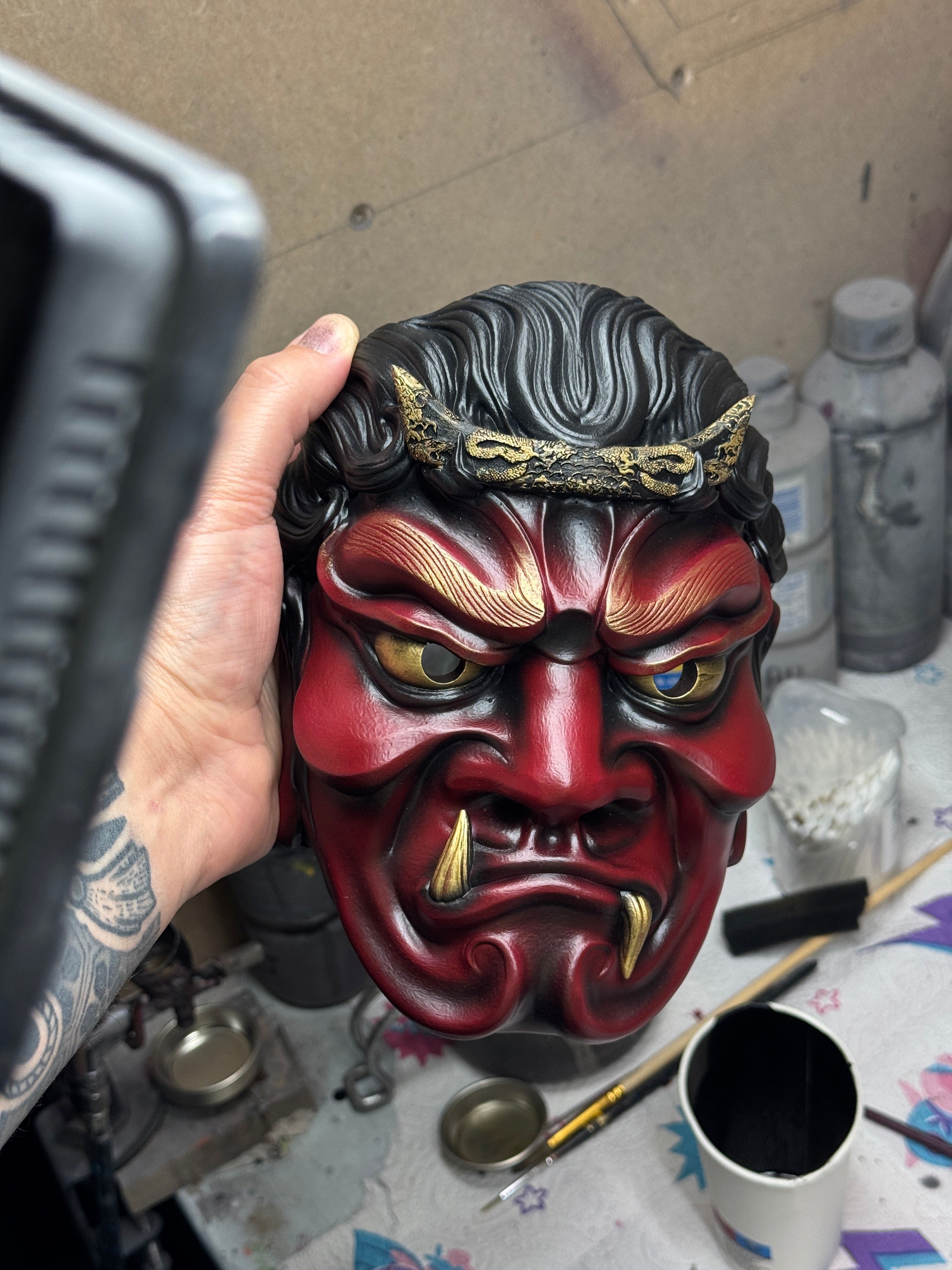 Masque Fudō Myōō — 不動明王