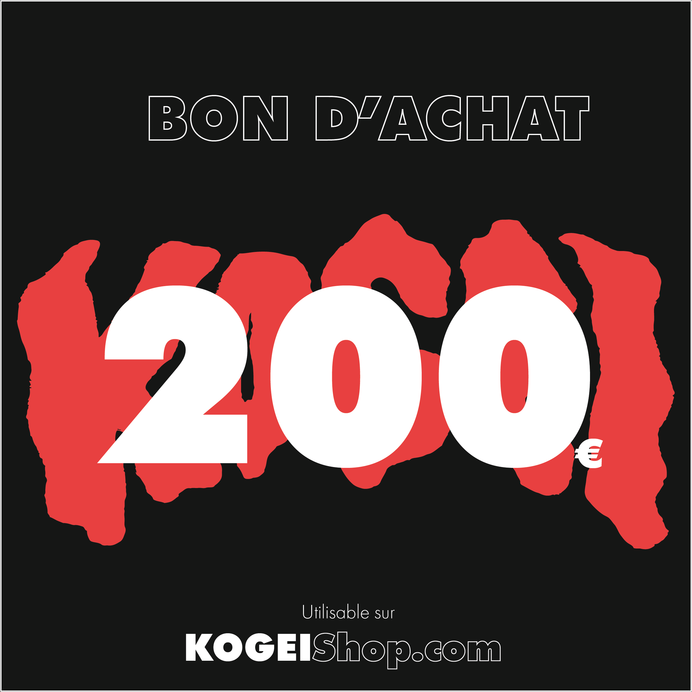 Bon d’achat 50-100-200€