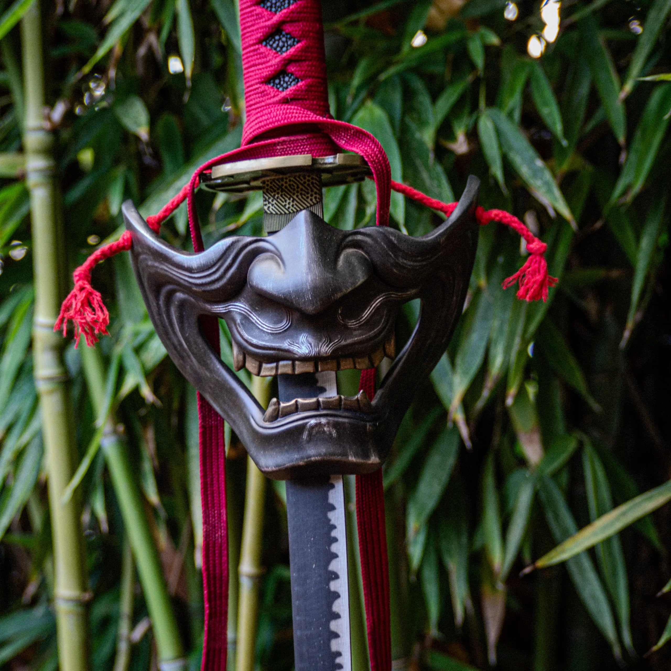 masque menpō japonais samouraï