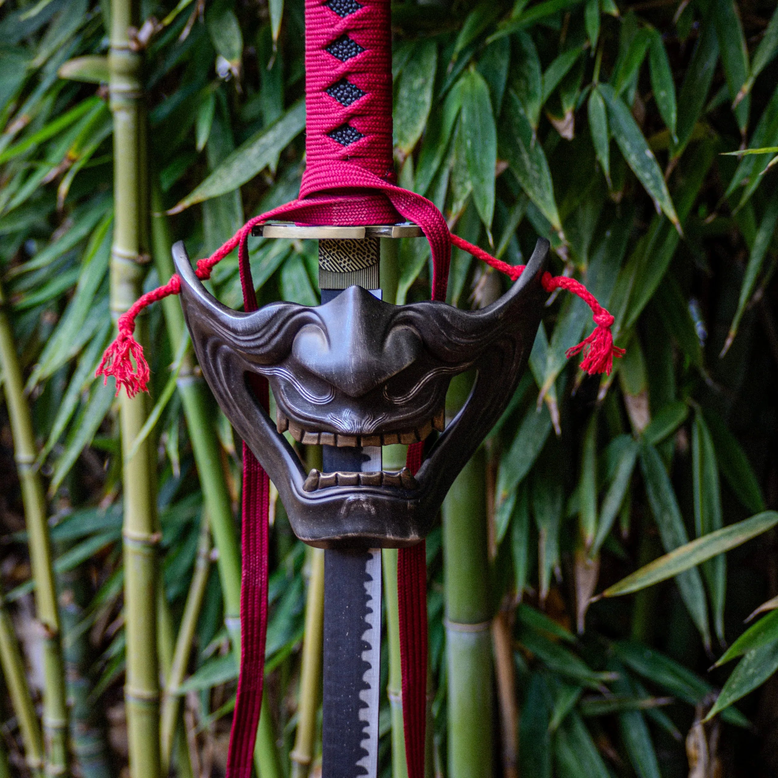 masque menpō japonais samouraï battle