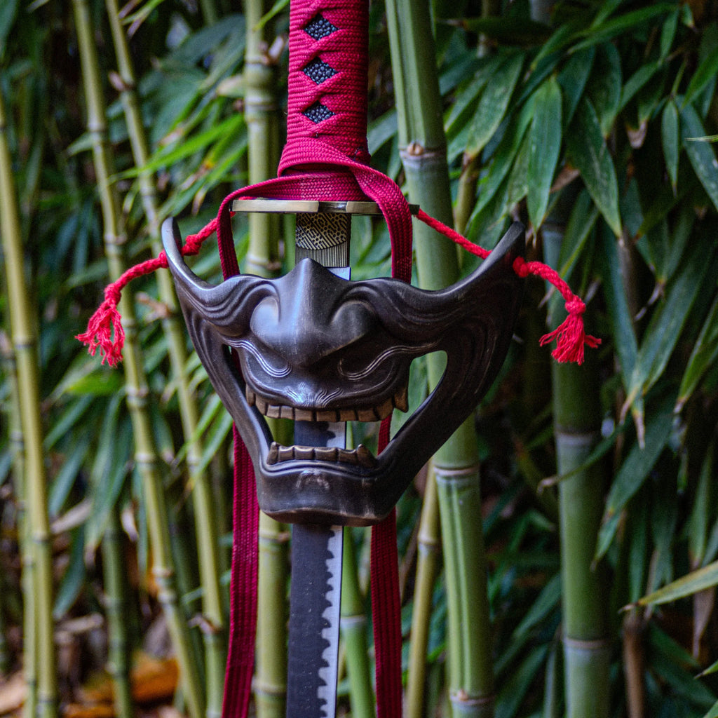masque menpō japonais samouraï erodé