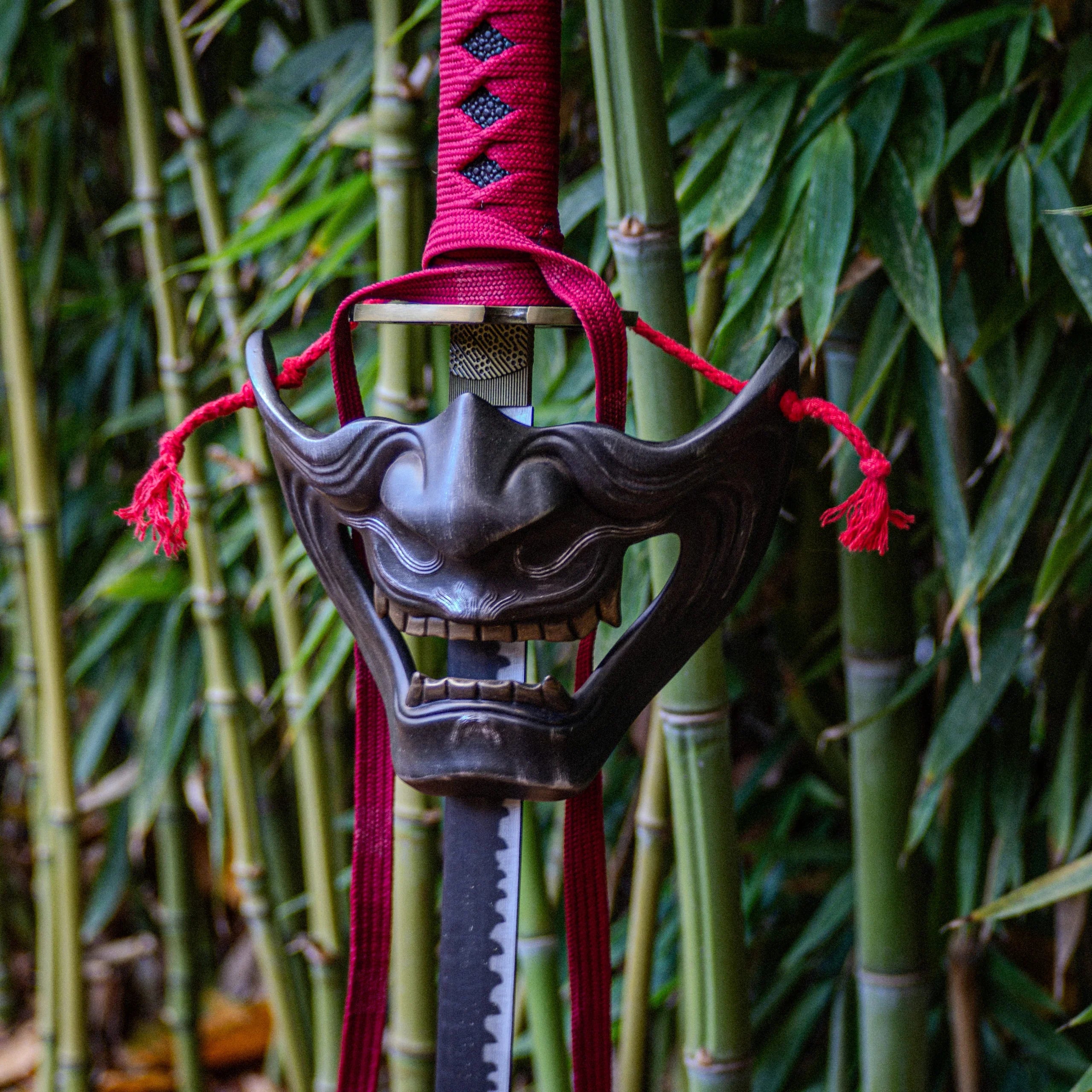 masque menpō japonais samouraï erodé